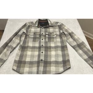 Jeremiah American Legacy Button Down Flannel Long Sleeve Shirt Jacket Mens Small